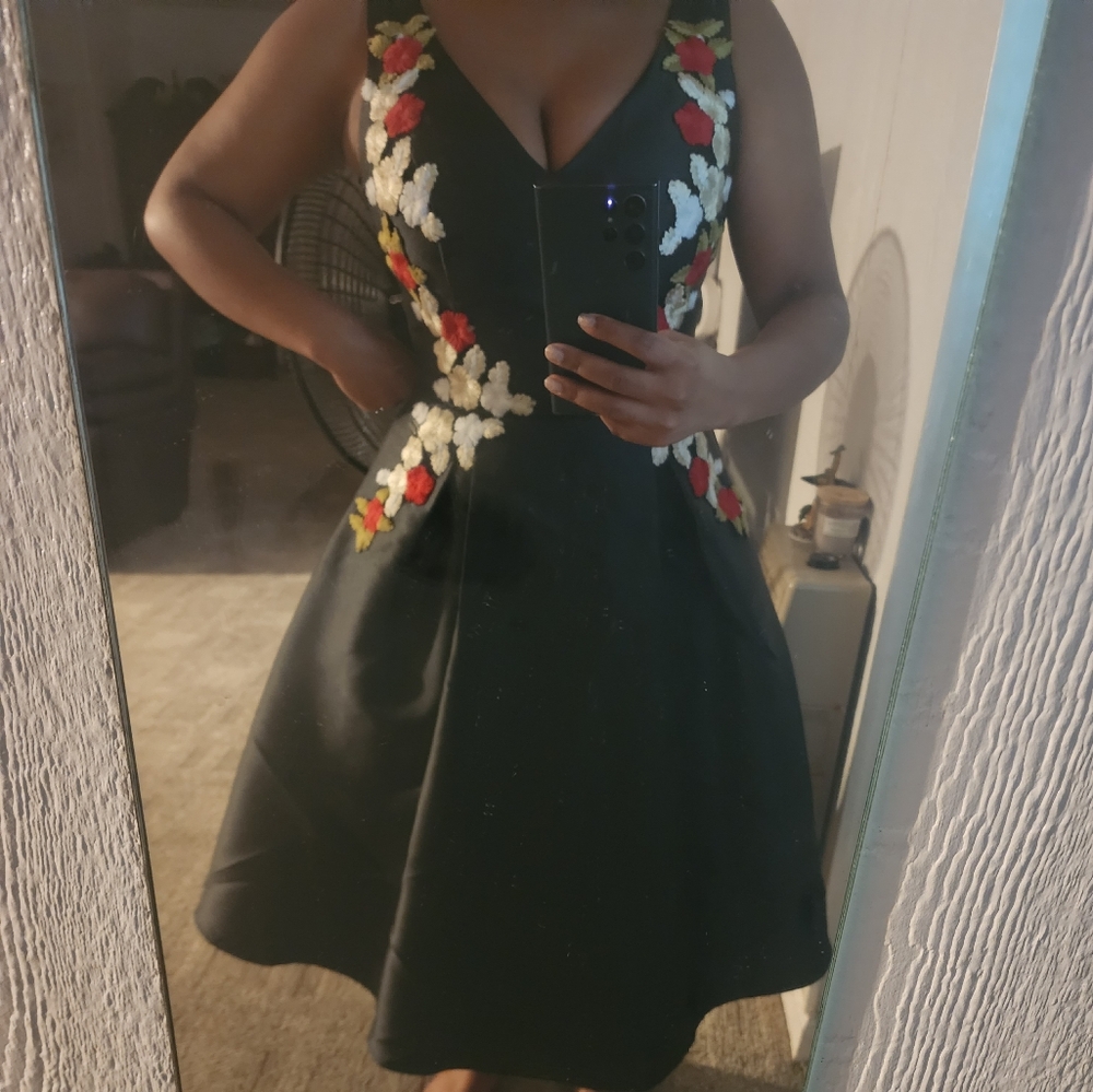 Chi Chi London Embroidered Gown